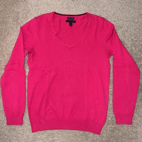 Tommy Hilfiger Sweaters Preloved Tommy Hilfiger Womens Pink